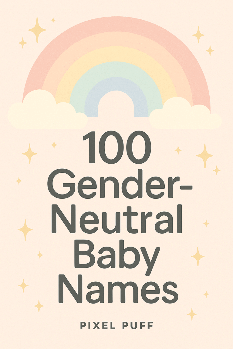 100 Gender-Neutral Baby Names for Little Dreamers