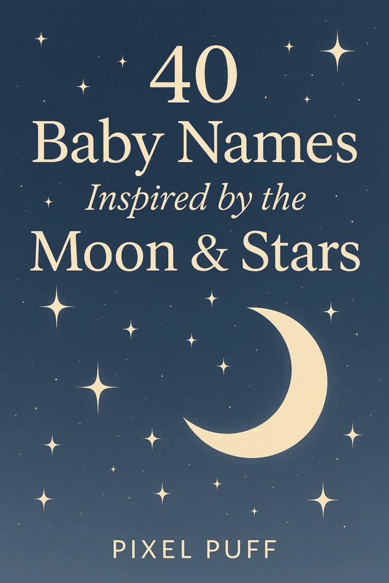 40 Baby Names Inspired by the Moon & Stars